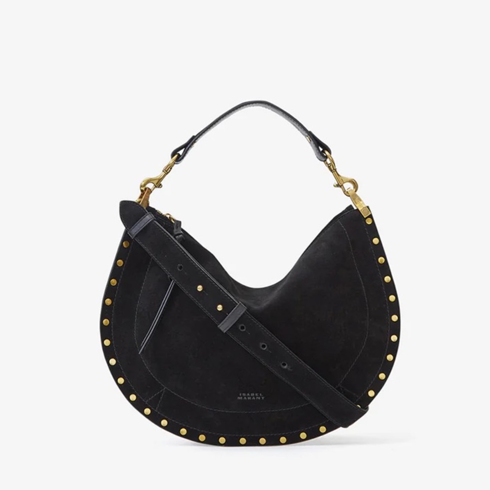 ISABEL MARANT | Oskan Soft Suede Calfskin Leather Bag